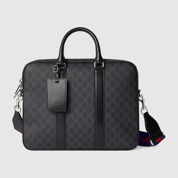 구찌 숄더 스트랩이 달린 GG 브리프케이스 792077